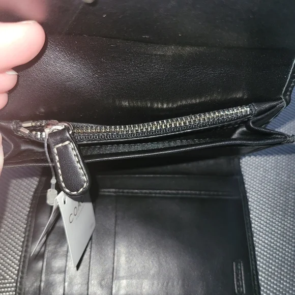 NWT FIRM Coach 1941 Black Canvas Wallet - Picture 5 of 8
